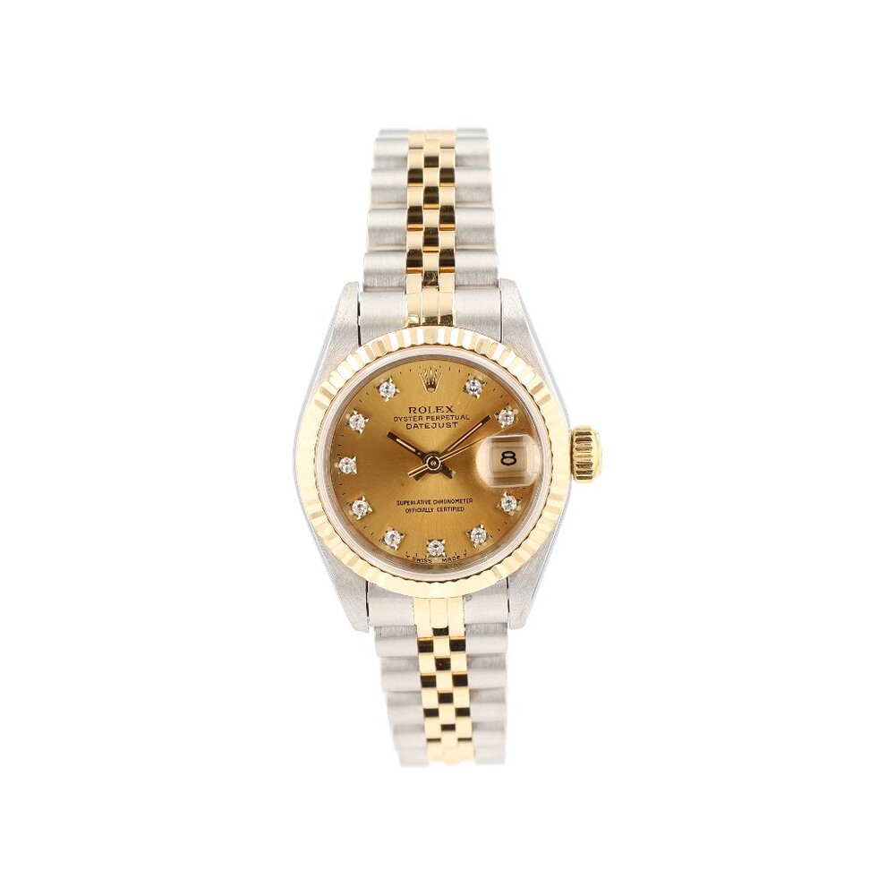 Rolex Gold and Silver Women's Watch